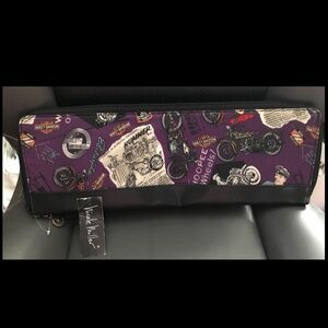 Vintage Nicole Miller Harley Davidson "Whoopee on Wheels" Silk Tie Case NWT